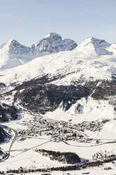 Switzerland, Engadin, St. Moritz seen from above - MRAF00258
