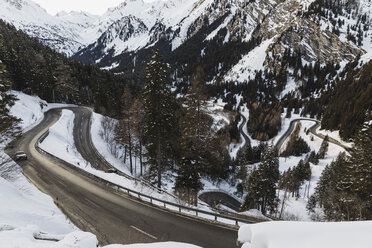 Switzerland, Engadin, Maloja Pass seen from above - MRAF00265