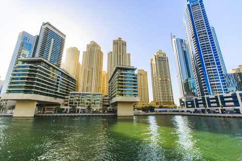 United Arab Emirates, Dubai, Dubai Marina stock photo