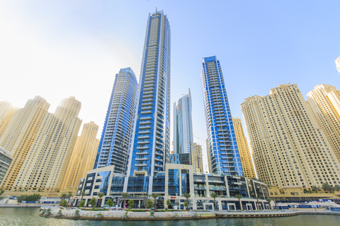 Vereinigte Arabische Emirate, Dubai, Dubai Marina, lizenzfreies Stockfoto