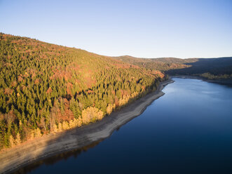 Germany, Bavaria, Bavarian Forest National Park, Drinking water reservoir Frauenau in autumn - FOF09836