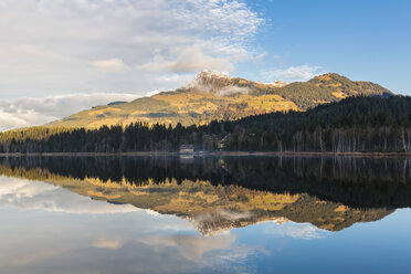 Austria, Tyrol, Kitzbuehel, Kitzbuehel Alps, Schwarzsee and Kitzbueheler Horn - FOF09848