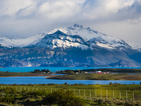 Argentinien, Patagonien, El Calafate, Provinz Santa Cruz, Puerto Bandera, Lago Argentino, lizenzfreies Stockfoto