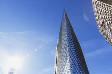 Germany, Berlin, skyscrapers at Potsdamer Platz seen from below - GWF05452