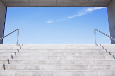 Concrete steps leading to blue sky - CAIF00277