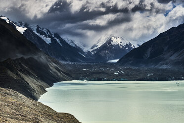 Neuseeland, Südinsel, Mount Cook National Park, Tasmanischer See - MRF01785