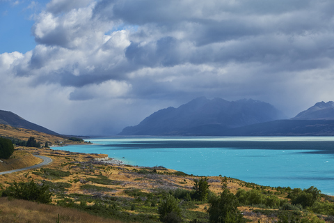 Neuseeland, Südinsel, Pukaiki-See, lizenzfreies Stockfoto