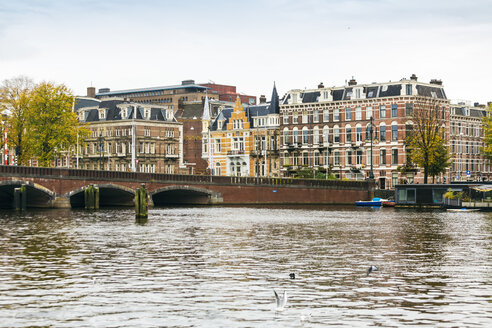 Niederlande, Holland, Amsterdam, Nieuwe Amstelbrug, bewegliche Brücke - TAMF00916