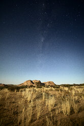 Africa, Namibia, Spitzkoppe and starry sky - CVF00194