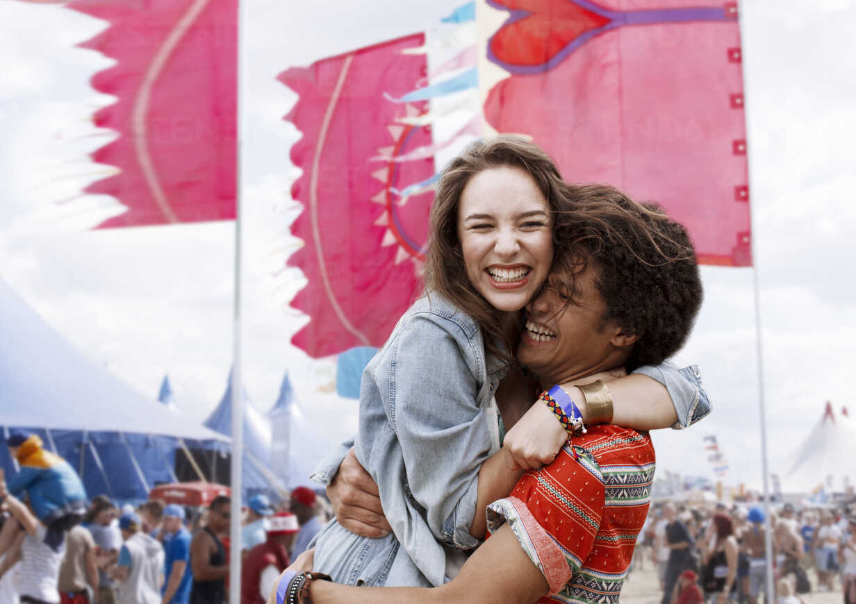 Enjoying The Festival Vibe Stock Photo - Download Image Now - Couple -  Relationship, Music Festival, People - iStock