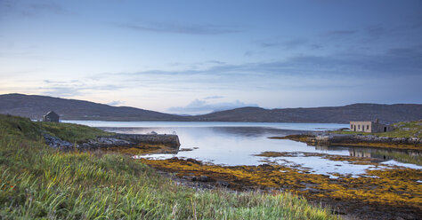 Ruhiger Seeblick, Eriskay, Äußere Hebriden - CAIF04143