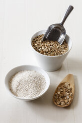 Rye flakes, rye flour and rye grains - EVGF03286