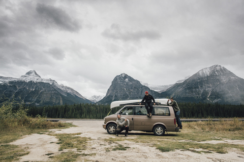 Kanada, Alberta, Banff-Nationalpark, Rocky Mountains, Icefields Parkway, lizenzfreies Stockfoto