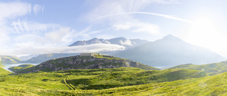 Frankreich, Rhone-Alpes, Savoie, Haute-Savoie, Fort de Variselle und Col du Mont Cenis - MMAF00295