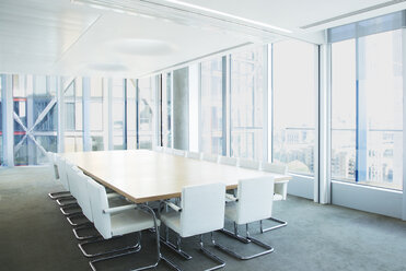 Empty meeting table in office - CAIF08089