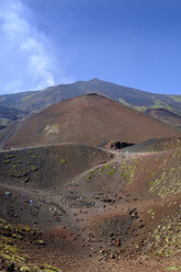 Italy, Sicily, Mount Etna, volcanic crater, lava fields - LBF01846