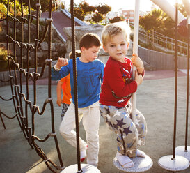 Playful children playing at park - CAVF06098