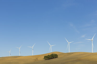 Wind turbines on hilltop - CAIF17084