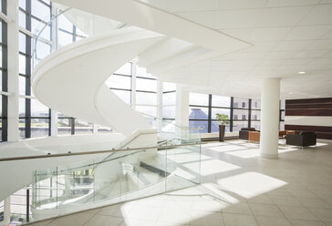 Spiral staircase in modern building - CAIF17431