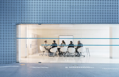 Business people meeting in modern conference room - CAIF18268