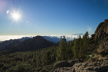 Spain, Canary Islands, Gran Canaria, view from Roque Nublo - STCF00426