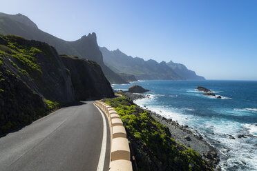 Spain, Canary Islands, Tenerife, coastal road TF-134 towards Taganana - STCF00445
