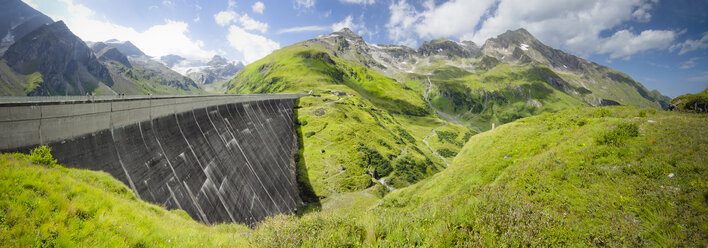 Austria, Kaprun, Mooserboden dam wall - STCF00485