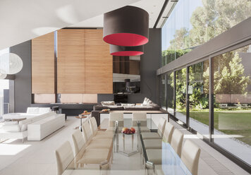 Modern dining room and open floor plan - CAIF18981