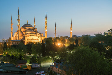 Turkey, Istanbul, blue mosque at blue hour - TAMF00969