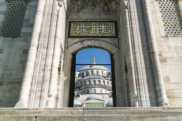 Türkei, Istanbul, Sultan-Ahmed-Moschee, Portal - TAMF00976