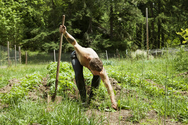 Farmer working on agriculture field - CAVF11379