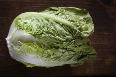 Overhead view of lettuce on table - CAVF11589