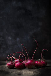 Close-up of beets on table - CAVF12093