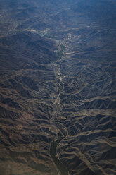 High angle view of dramatic landscape - CAVF12575