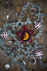 Mulled wine and christmas decoration - LVF06807