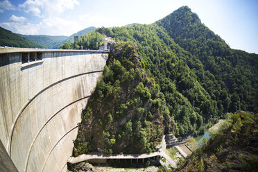 View of Vidraru Dam by mountains - CAVF17806