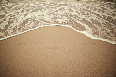 High angle view of shore at beach - CAVF22744