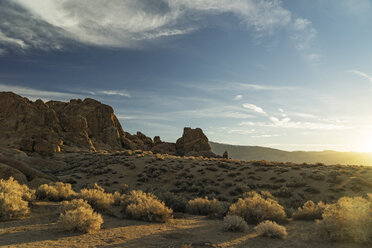 Scenic view of landscape against sky during sunset - CAVF23468