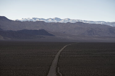 Scenic view of dramatic landscape against clear sky - CAVF23472