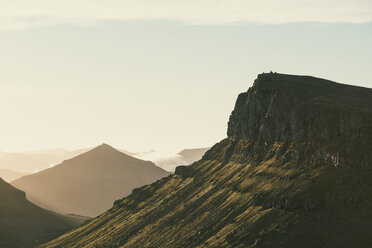 Scenic view of mountains against sky during sunrise - CAVF23624