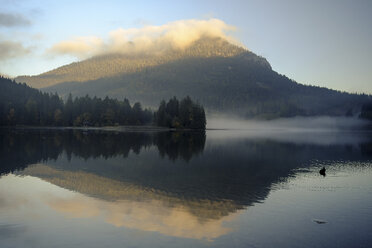 Reflection of mountain in lake - CAVF24048