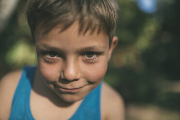 Portrait of boy at park - CAVF24657