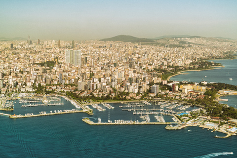 Türkei, Luftaufnahme des asiatischen Teils von Istanbul, lizenzfreies Stockfoto