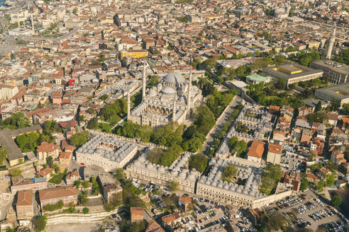 Türkei, Istanbul, Luftaufnahme der Suleymaniye-Moschee - TAMF00983
