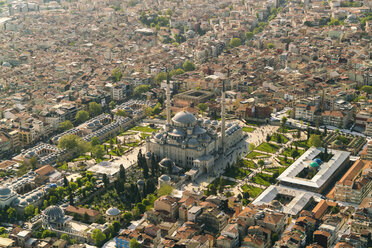 Türkei, Istanbul, Luftaufnahme der Suleymaniye-Moschee - TAMF00987