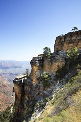 Klippe im Grand Canyon National Park bei klarem Himmel - CAVF27549