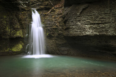 Scenic view of waterfall - CAVF28064