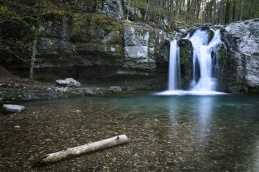 Scenic view of waterfall - CAVF28066