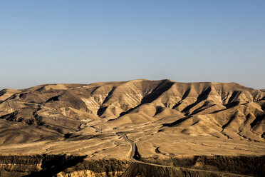 Scenic view of mountains against clear sky - CAVF28384