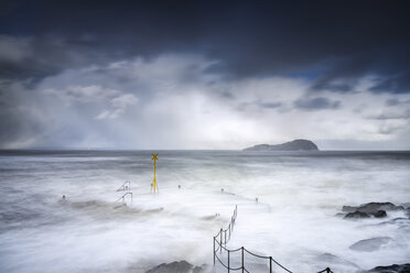 United Kingdom, Scotland, East Lothian, North Berwick, east coast, winter storm - SMAF00984